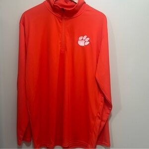 🆕 Clemson Tigers| Men’s Quarter Zip Pullover -Size XL (46/48)-NWT